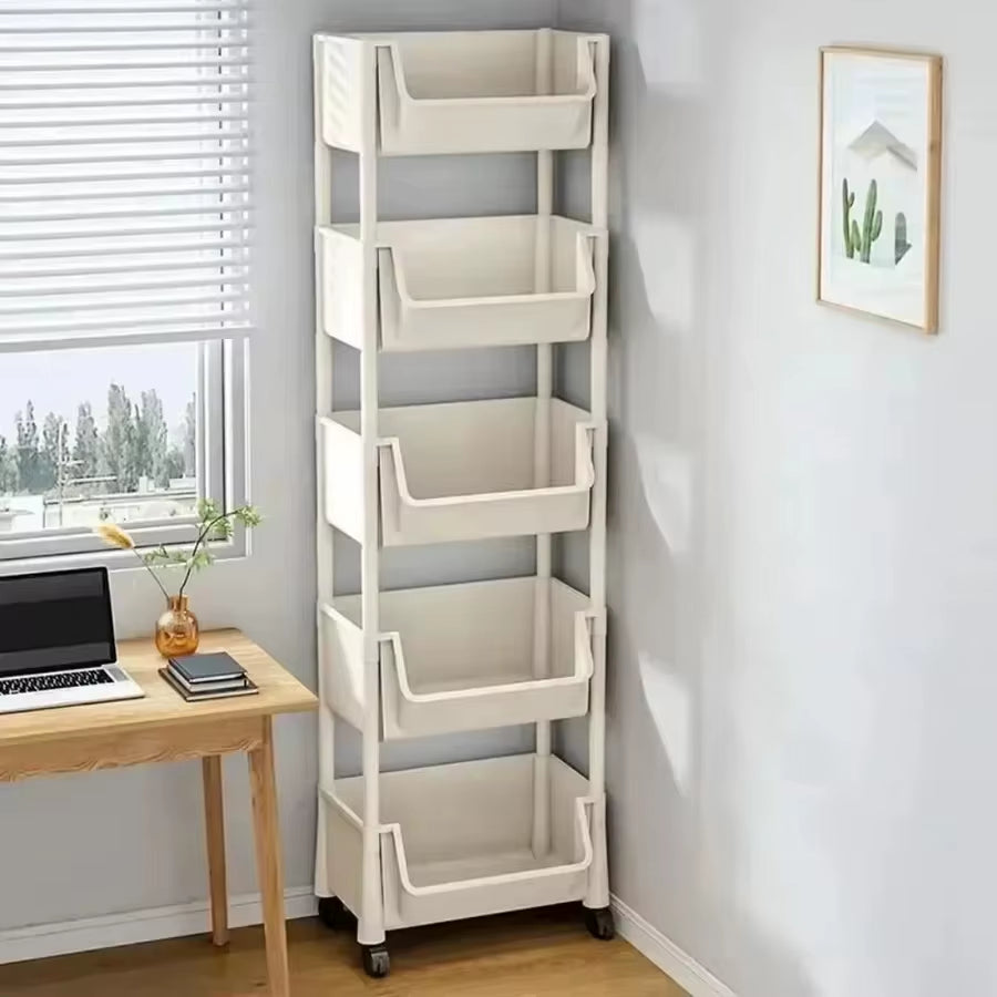 Storage Cart Snack Rack Multifunctional Storage Organizer Bathroom Accessories Cabinet Storage Rack Kitchen Home Storage Rack