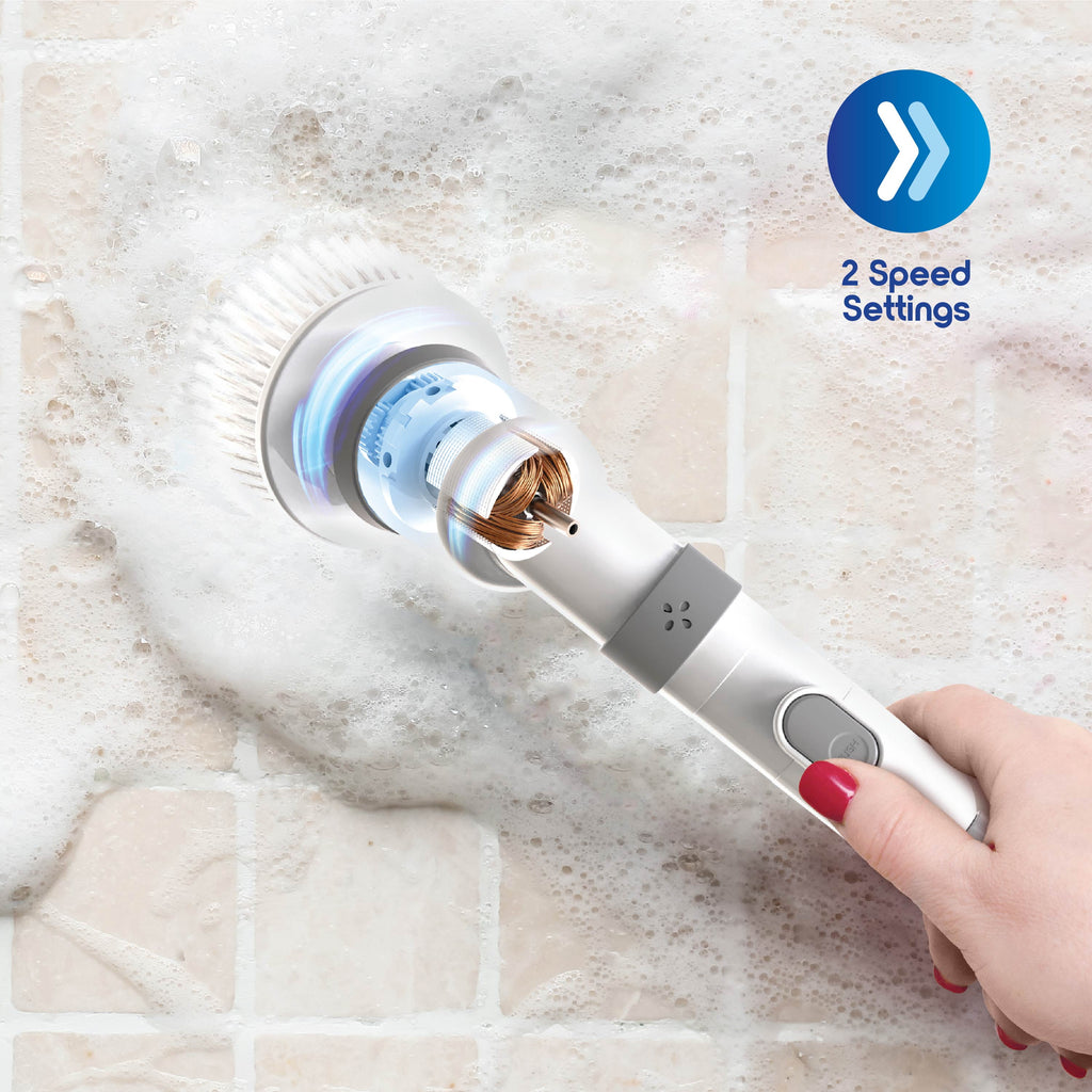 Scrub It Electric Spin Scrubber, Multi-Surface Rechargeable Cordless Scrub Brush with 9 Cleaning Brush Heads